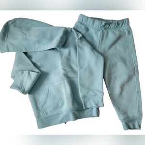 Jumping Beans turquoise fleece set boy's 2T